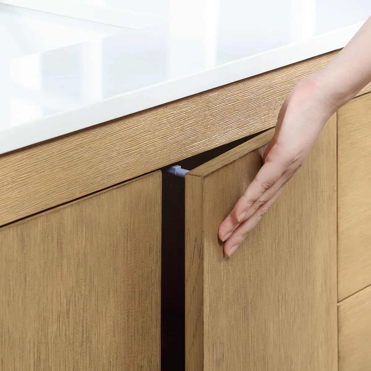 Hounslow 42" Width Single Bathroom Vanity | White Quartz Countertop - Image 11