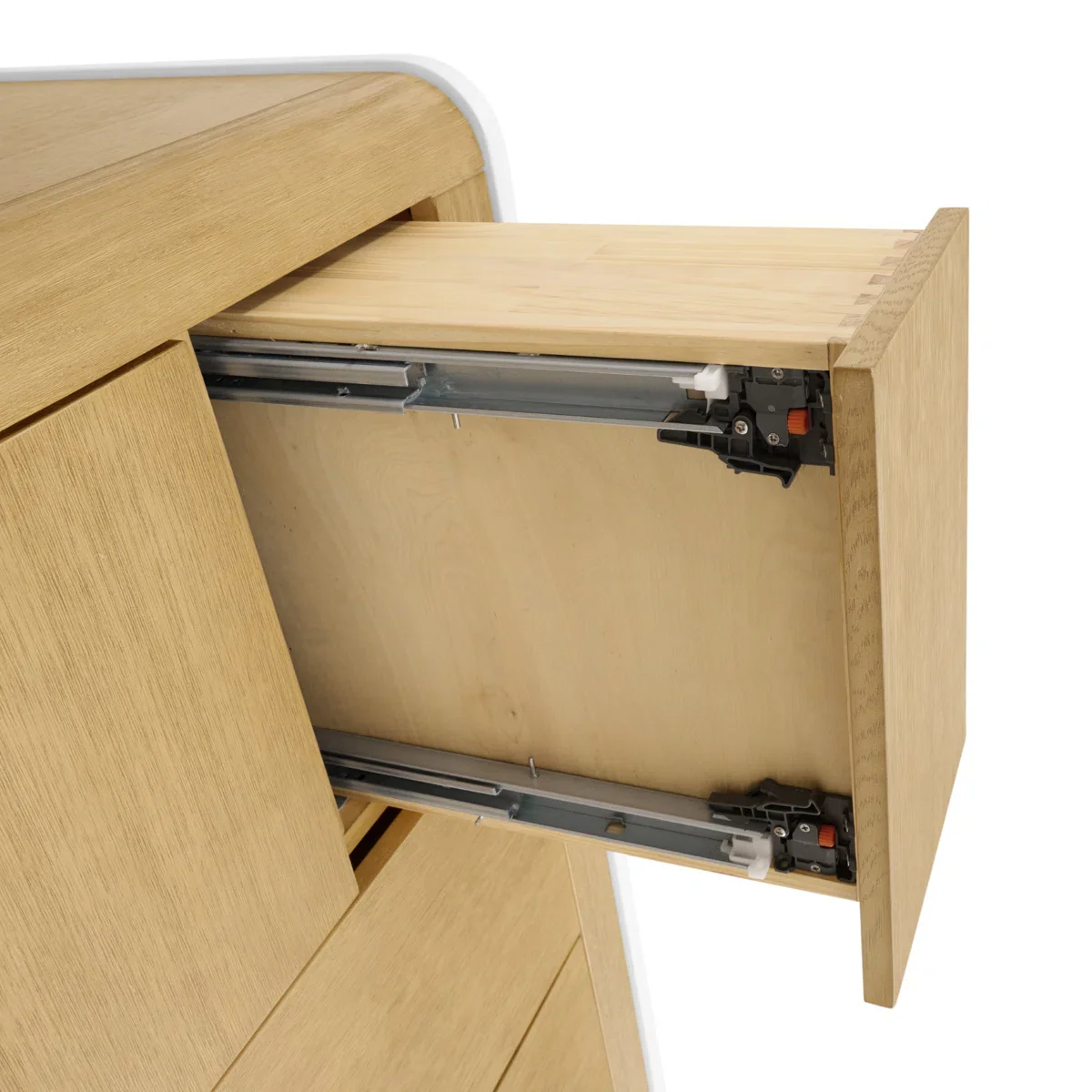 Hounslow 54" Width Single Bathroom Vanity | White Quartz Countertop - Image 5