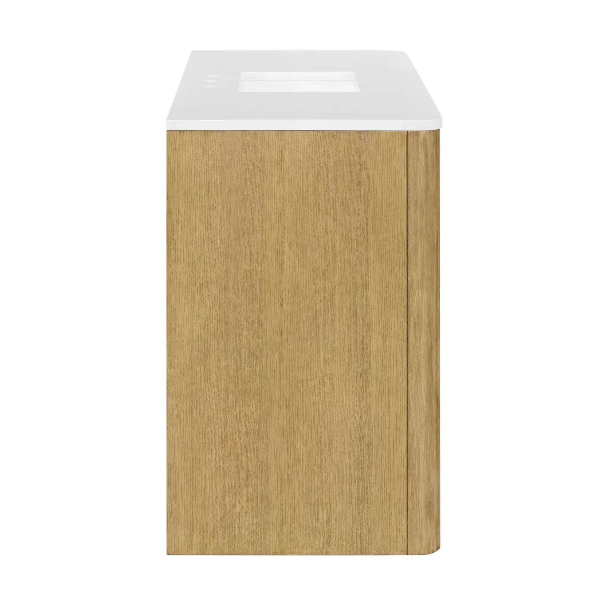Hounslow 54" Width Single Bathroom Vanity | White Quartz Countertop - Image 6