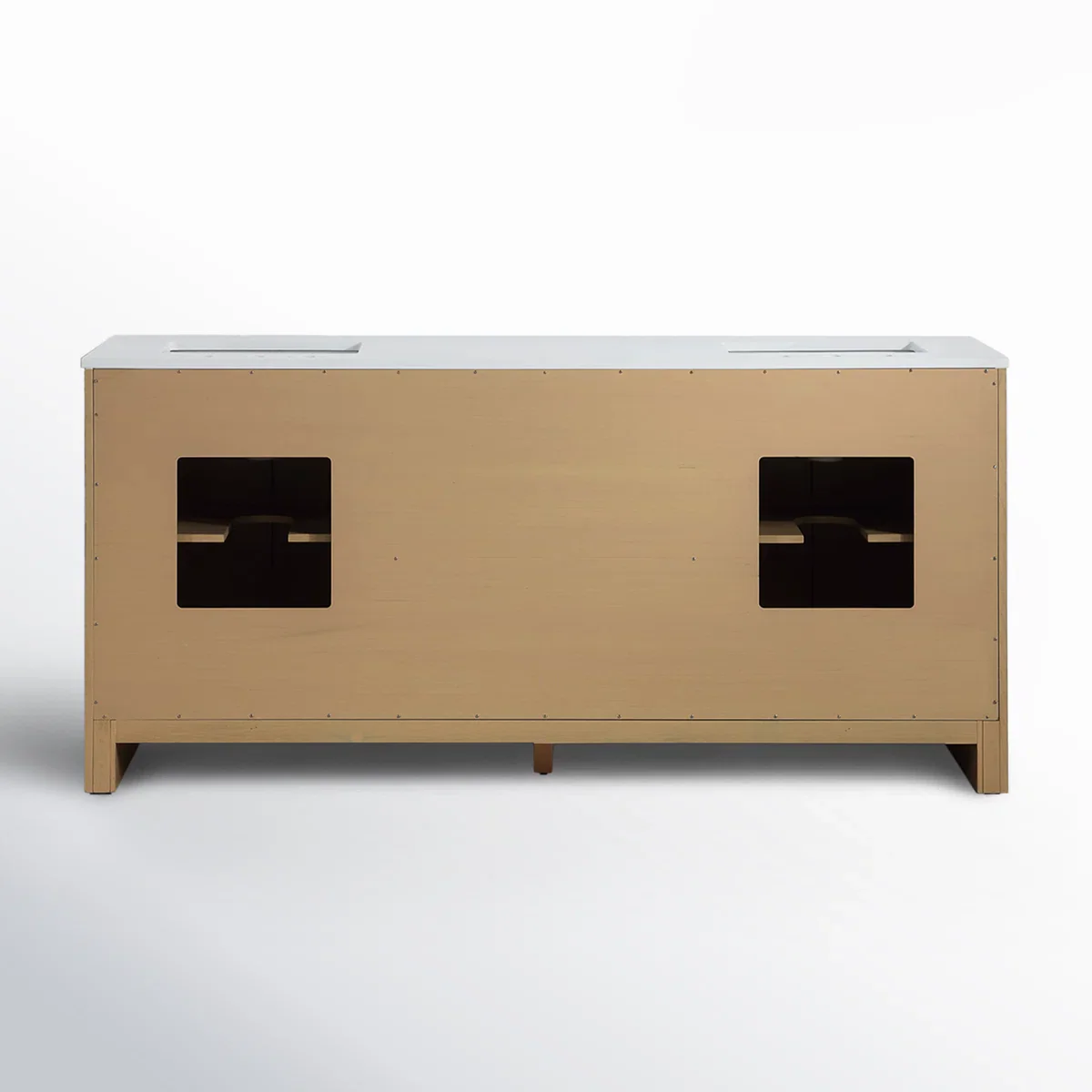 Hounslow 72" Width Double Bathroom Vanity | White Quartz Countertop - Image 3