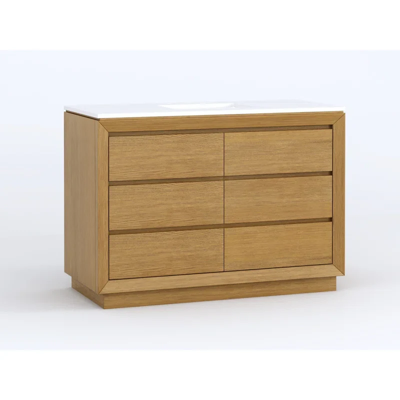 Jasper 42" Single Bathroom Vanity  with Quartz Top - Image 12