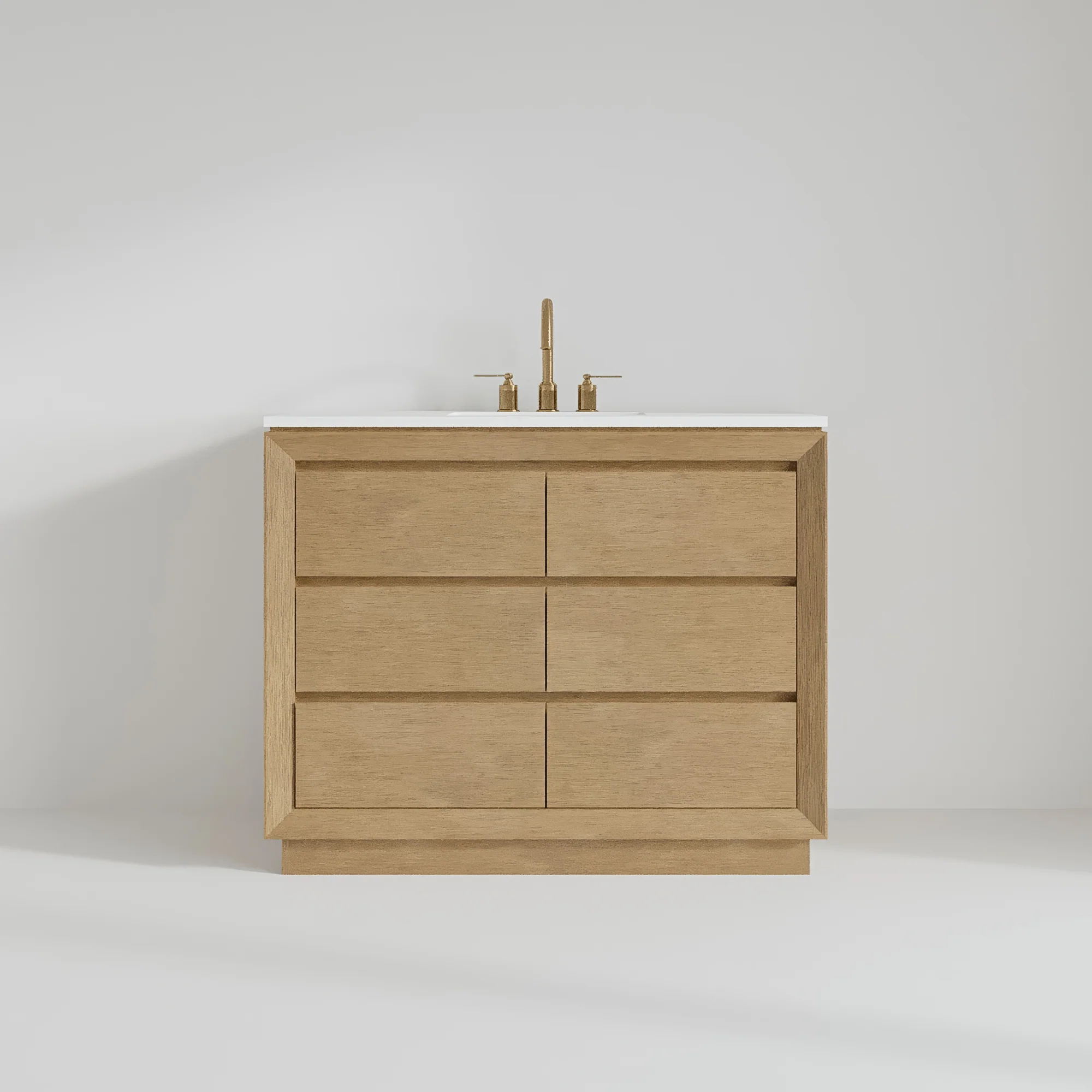 Jasper 42" Single Bathroom Vanity  with Quartz Top - Image 5