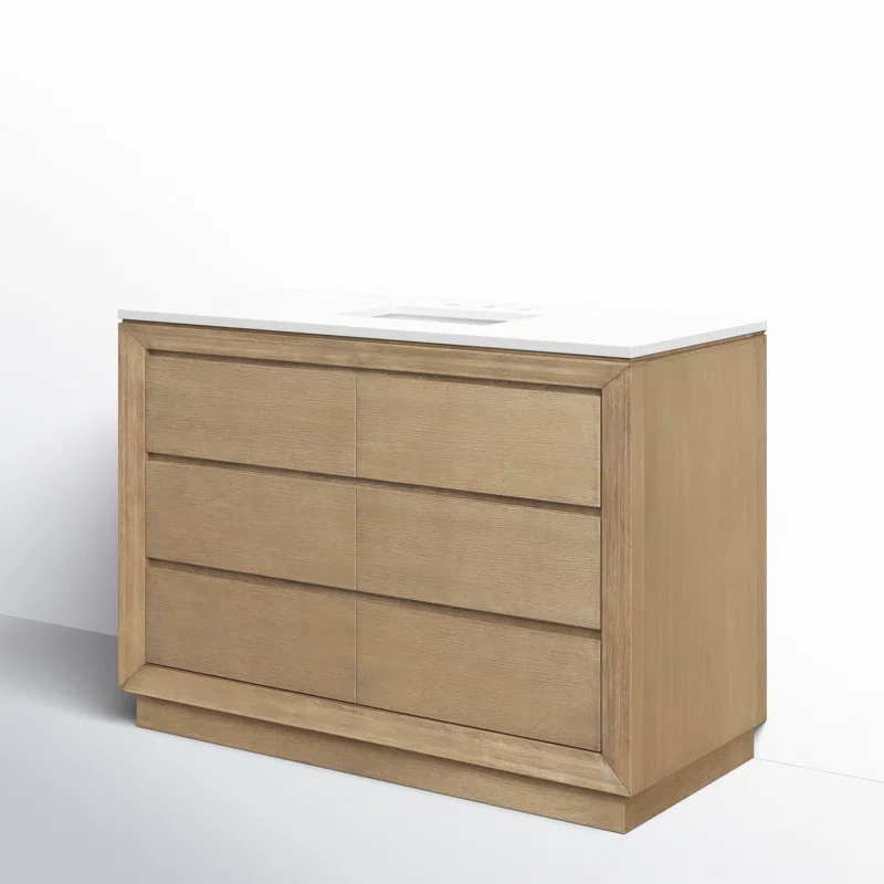 Jasper 48" Single Bathroom Vanity with Vanity Top - Image 4