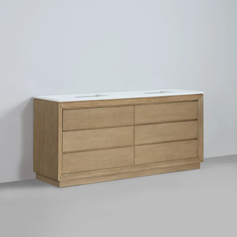 Jasper 72" Double Bathroom Vanity with Vanity Top - Image 15