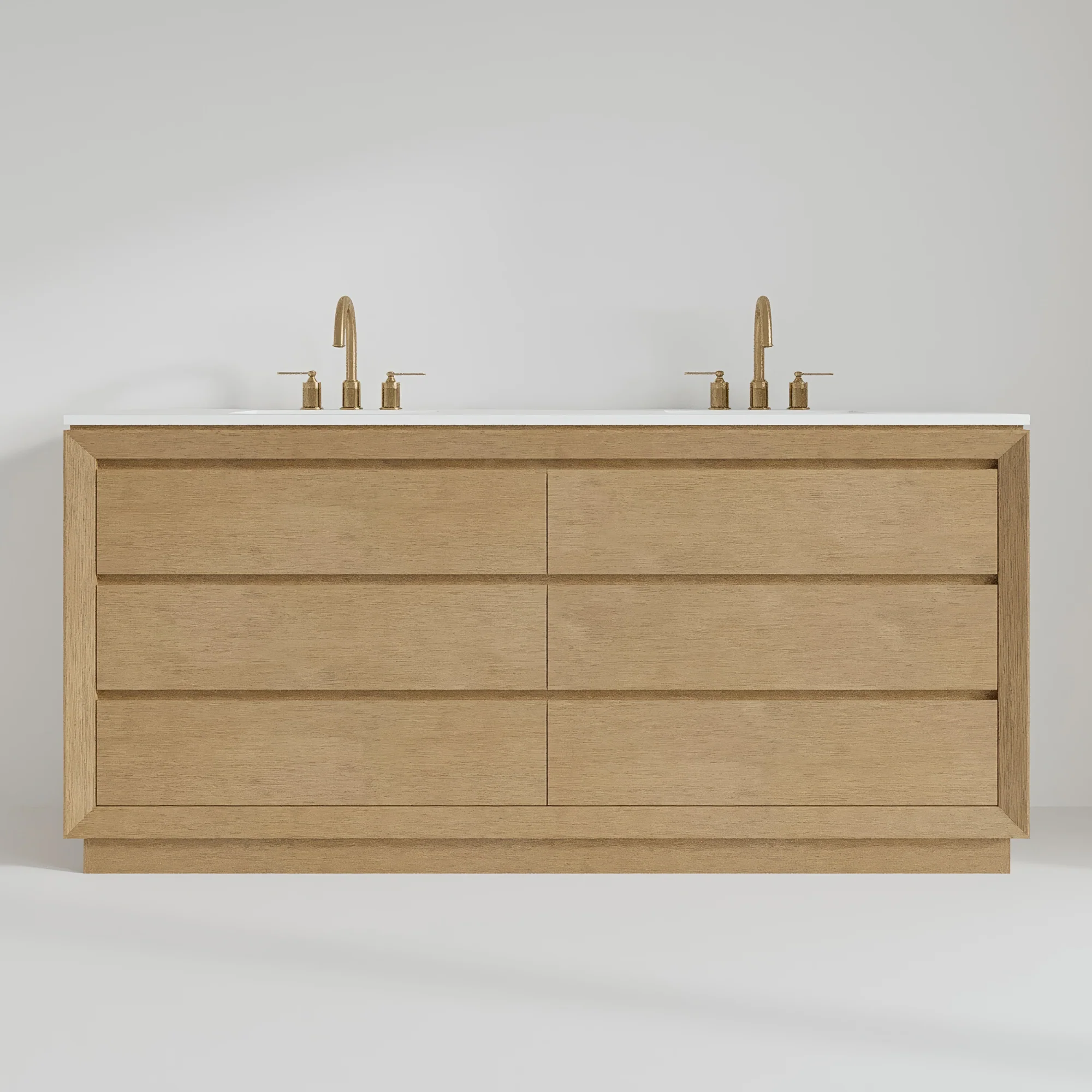 Jasper 72" Double Bathroom Vanity with Vanity Top - Image 17