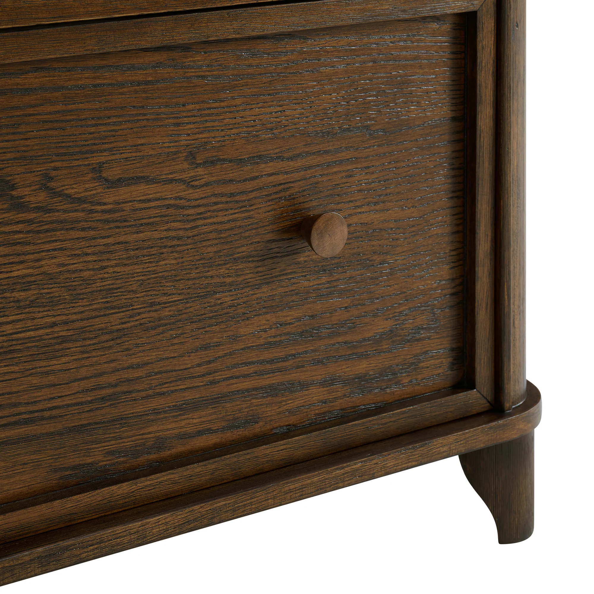 Kathryne 36" Single Bathroom Vanity in Enhanced Brown Oak | Statuario Quartz Countertop - Image 11