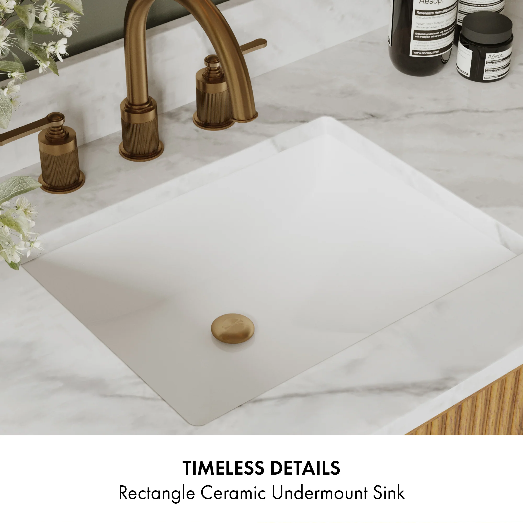 Kathryne 36" Single Sink Bathroom Vanity | Statuario Quartz Countertop - Image 13