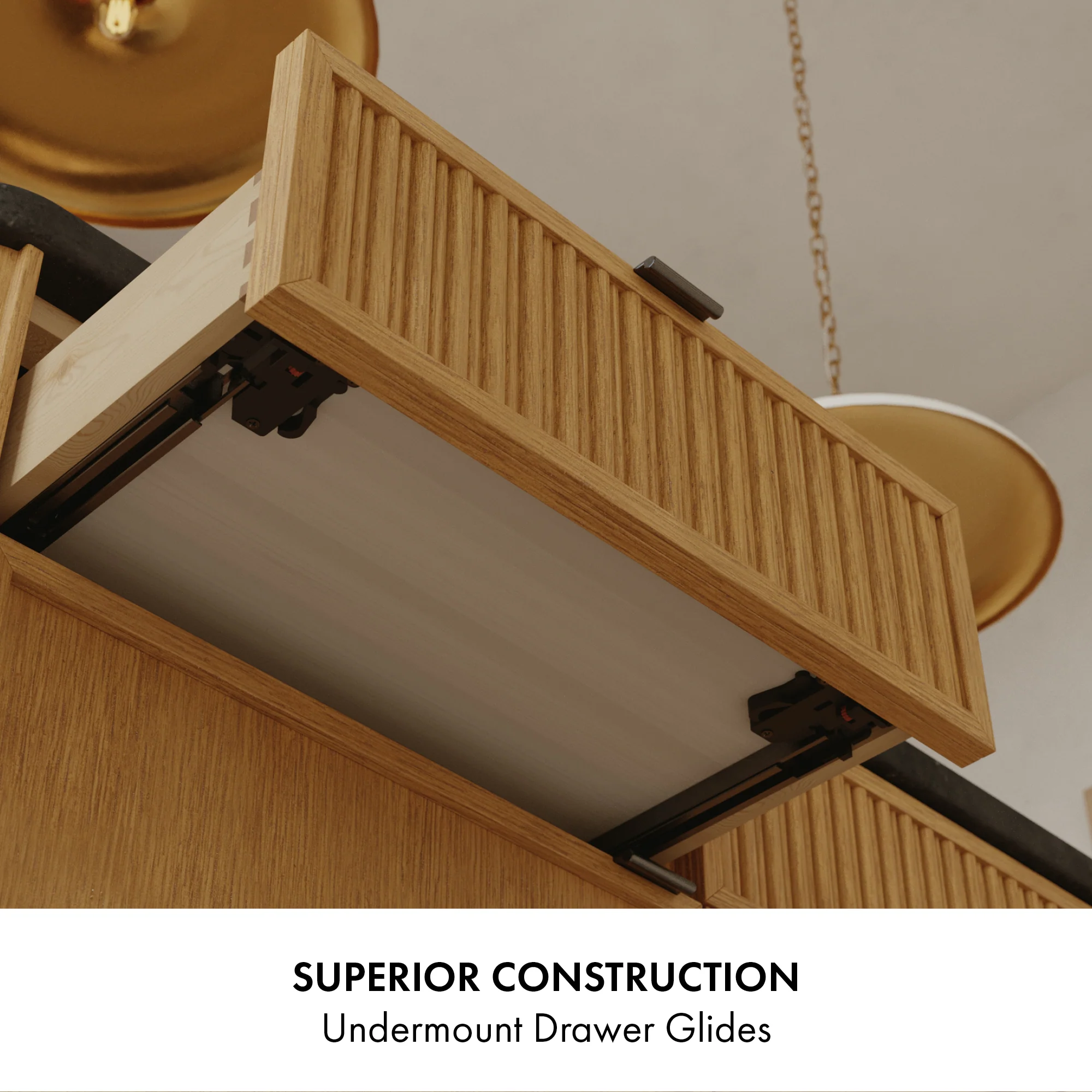 Kathryne 48" Kitchen Island | Quartz Countertop - Image 10