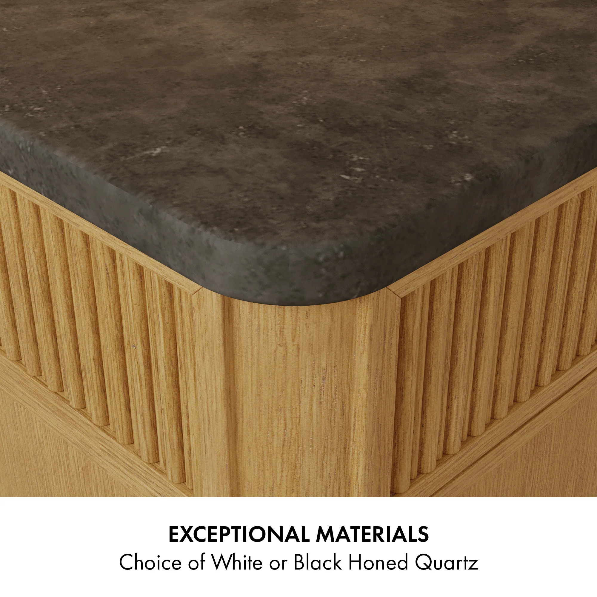 Kathryne 48" Kitchen Island | Quartz Countertop - Image 15