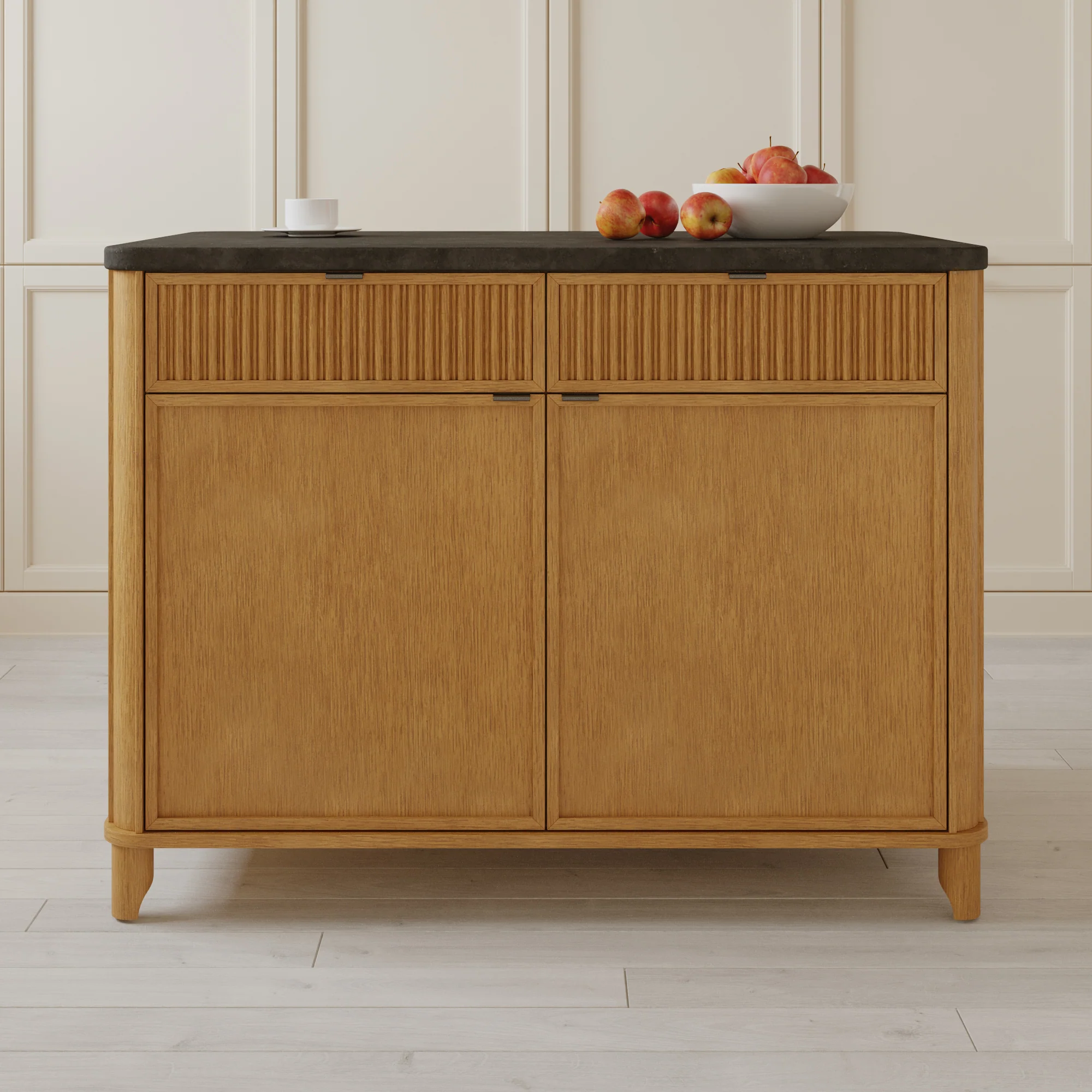 Kathryne 48" Kitchen Island | Quartz Countertop - Image 17