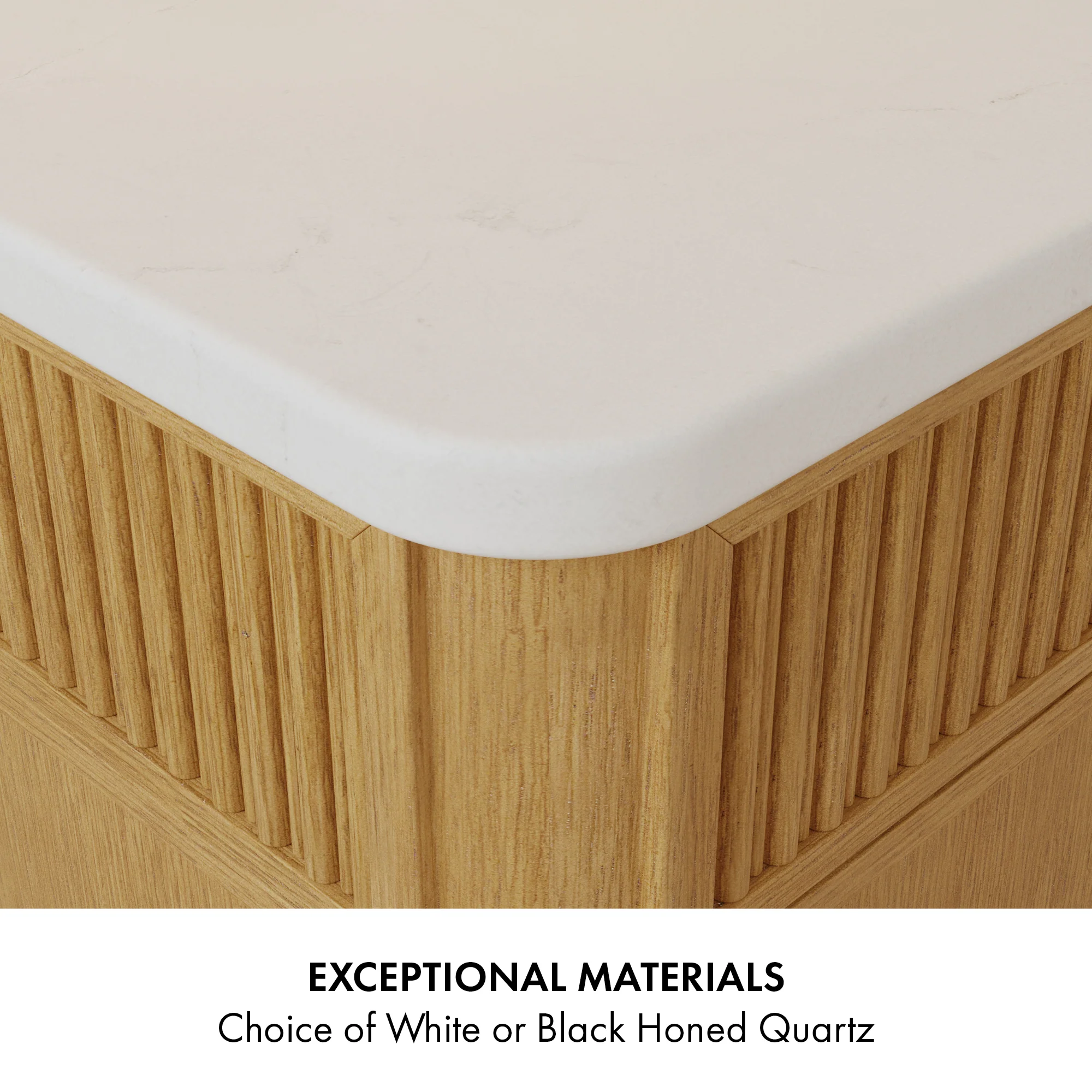 Kathryne 48" Kitchen Island | Quartz Countertop - Image 25