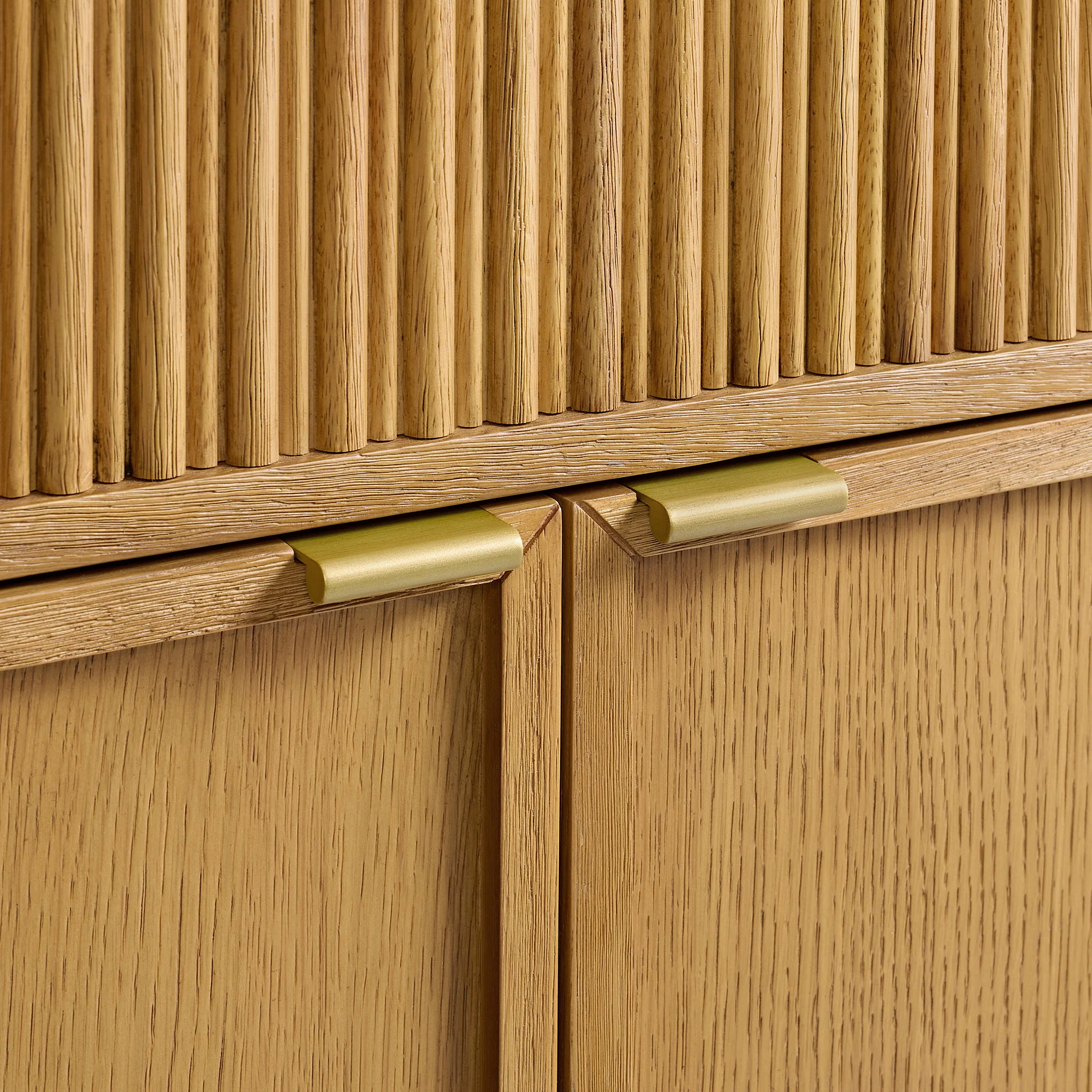 Kathryne 60" Kitchen Island in Oak | Quartz Countertop - Image 11