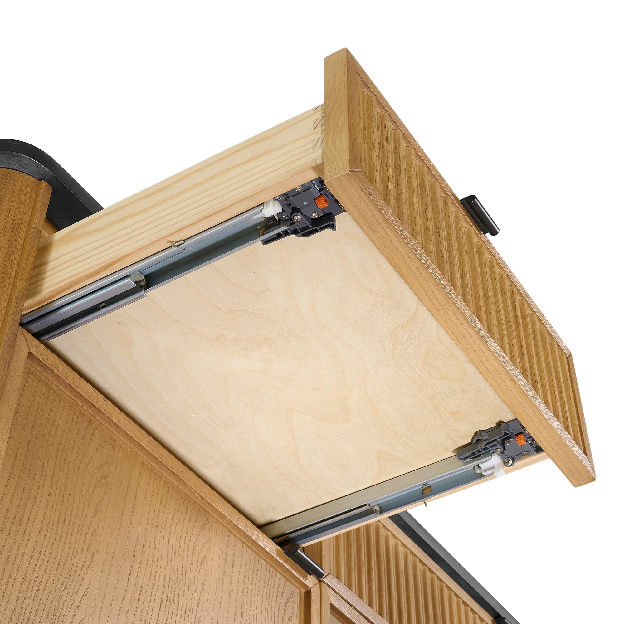 Kathryne 60" Kitchen Island in Oak | Quartz Countertop - Image 31