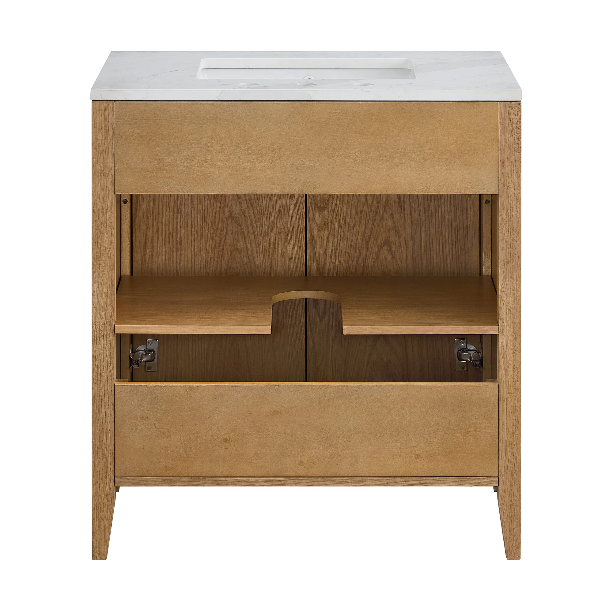 Kendal 30"W x 20"D RTA Single Sink Bathroom Vanity | Cultured Marble Countertop - Image 11