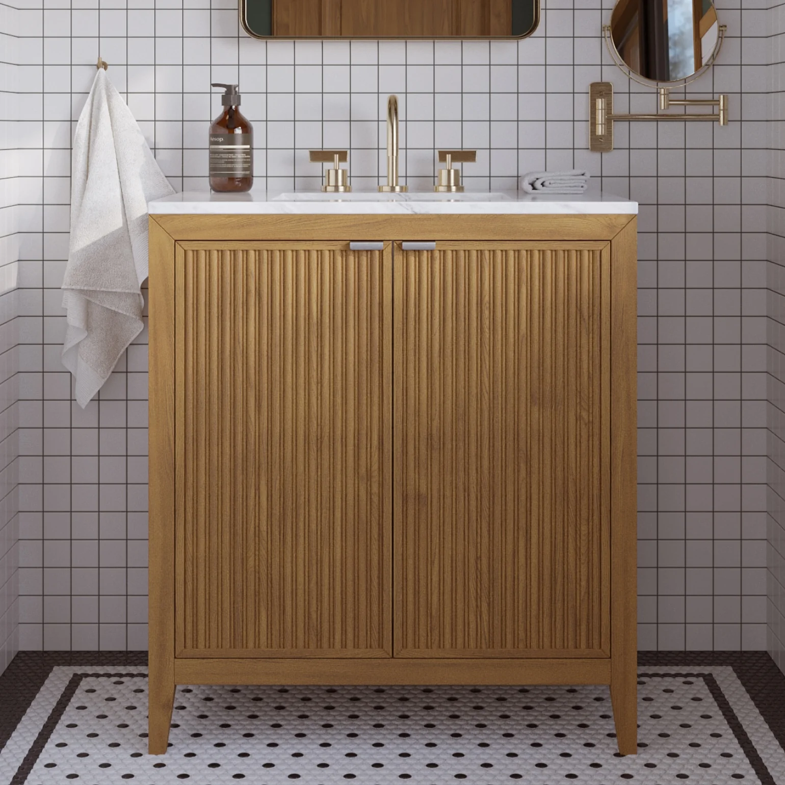 Kendal 30"W x 20"D RTA Single Sink Bathroom Vanity | Cultured Marble Countertop - Image 14