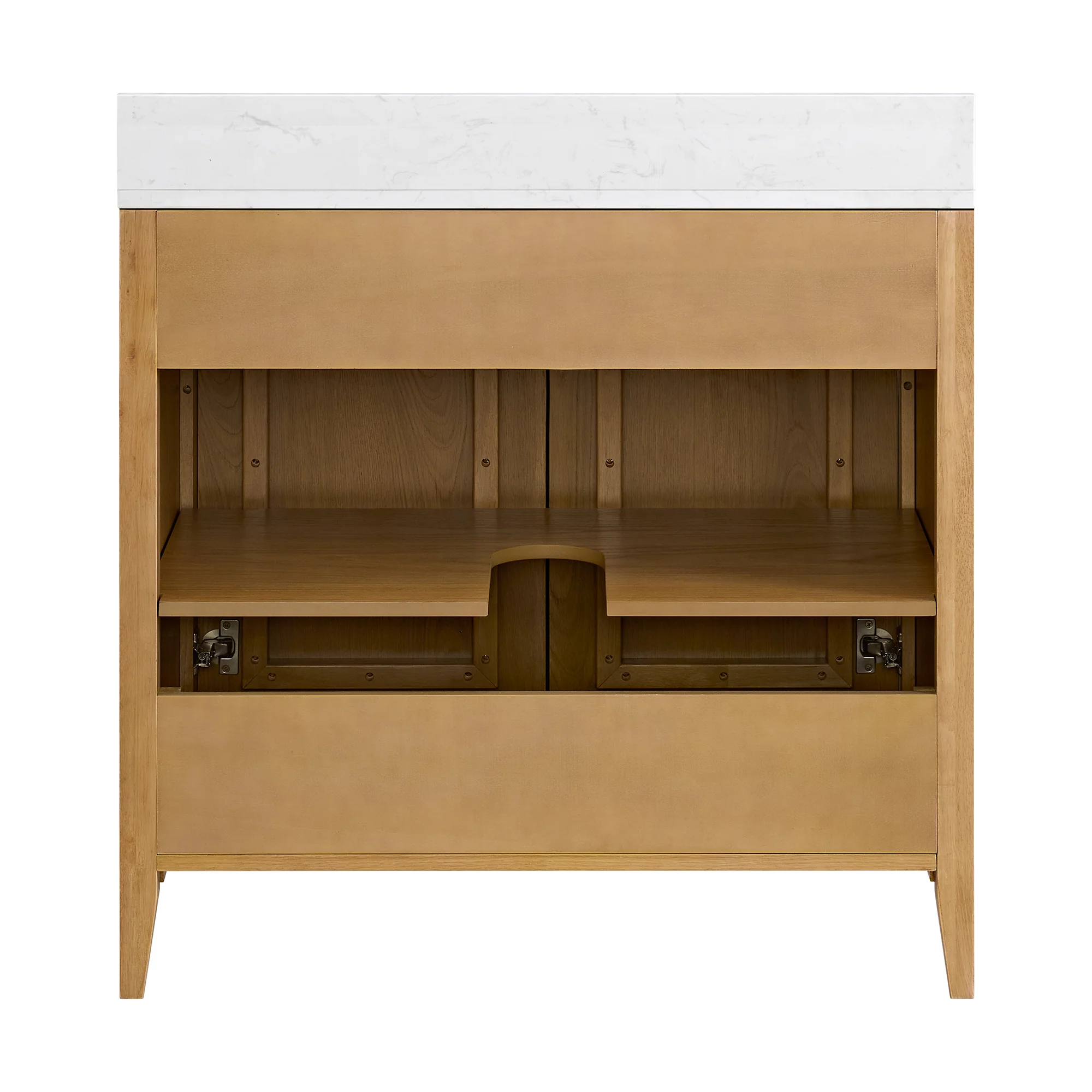 Kendal 36"W x 22"D RTA Single Sink Bathroom Vanity | Calacatta Gold Quartz Countertop - Image 7