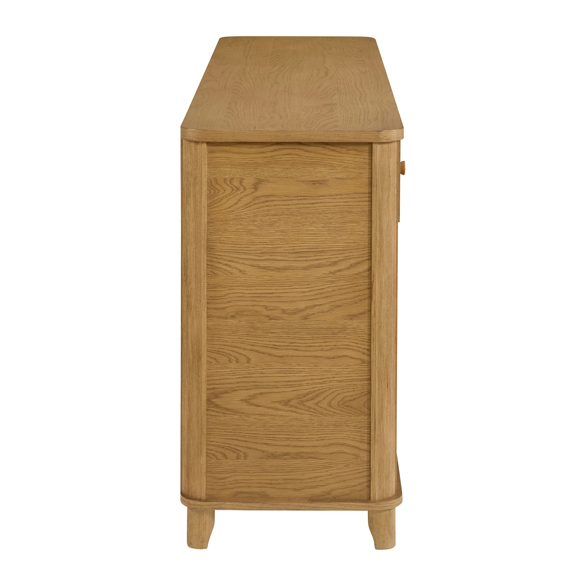 Kathryne 74" Solid Wood Sideboard Buffet In Natural Oak - Image 9