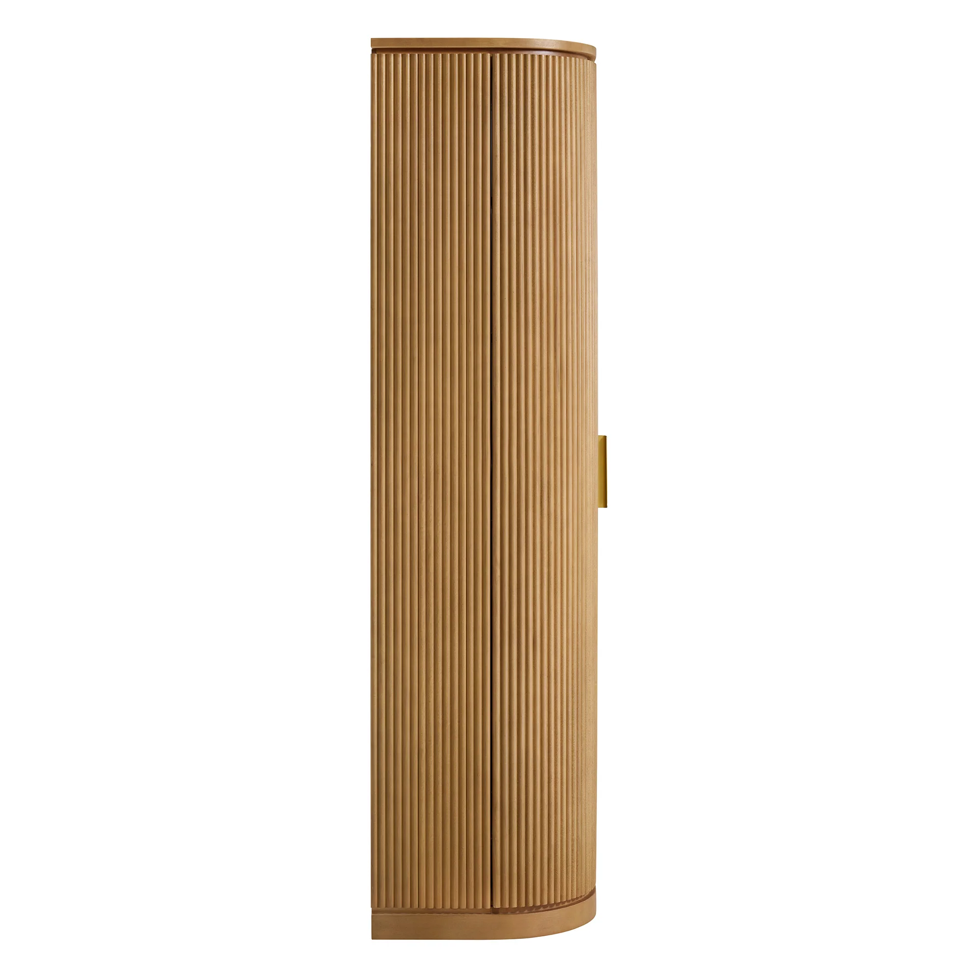 Luna 72" Reeded Birch Linen Cabinet - Image 10