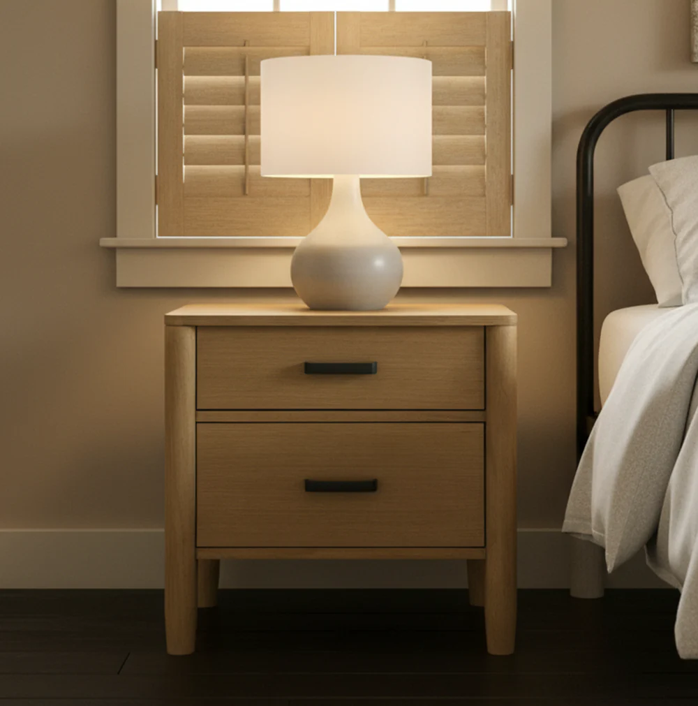Ogden 26" Nightstand In Natural Oak - Image 17
