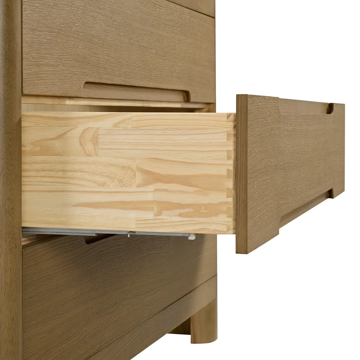 Oslo 48" Modern Oak Single Bathroom Vanity | White Quartz Countertop - Image 6
