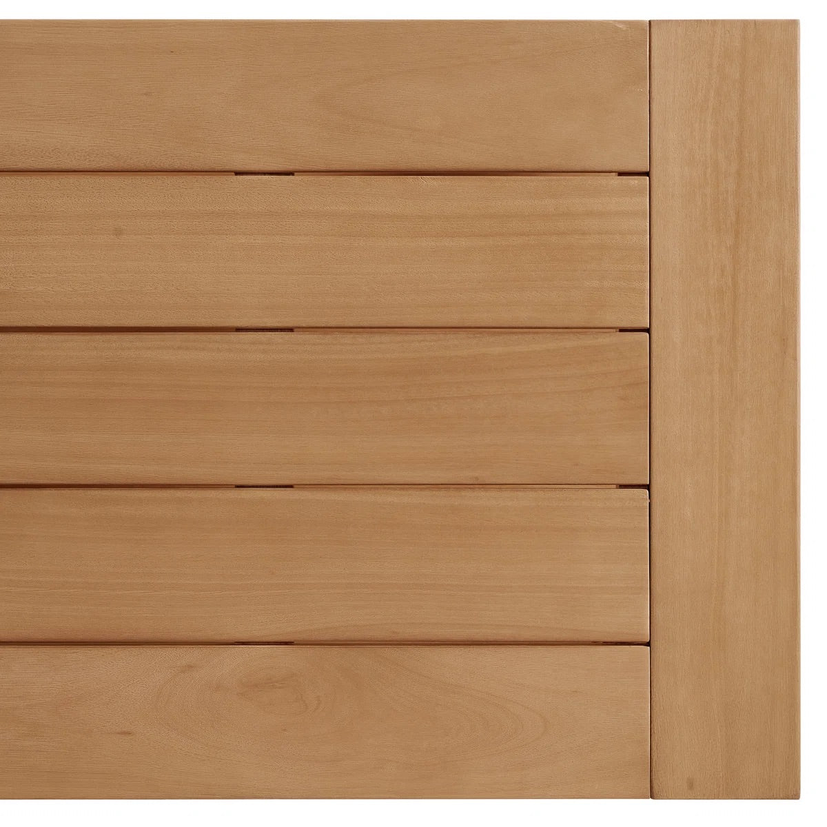 Basel 48" Outdoor Coffee Table In Oiled Eucalyptus - Image 5