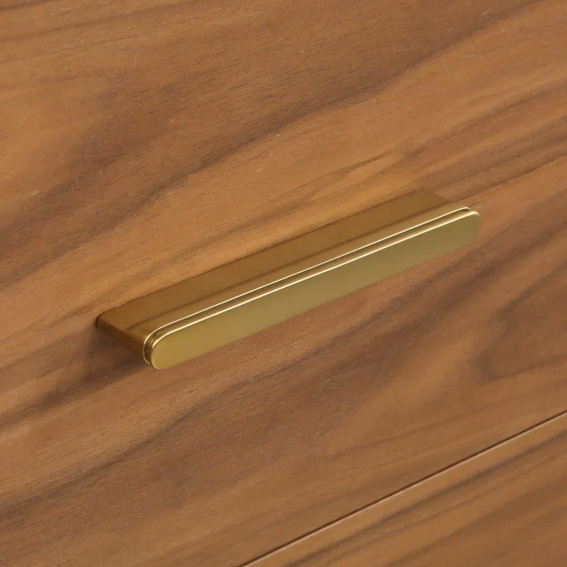 Stockholm 36" Single Bathroom Vanity in Natural Walnut | Quartz Countertop - Image 6