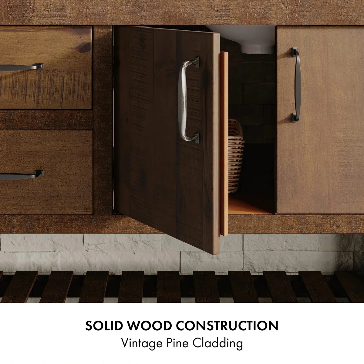 Telluride 54" Single Bathroom Vanity | Quartz Countertop - Image 6