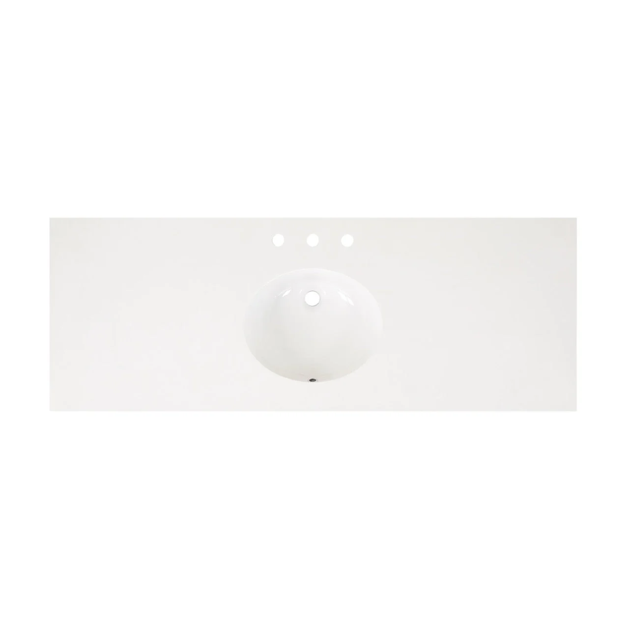 Telluride 60" Single Sink Bathroom Vanity | White Quartz Countertop - Image 8
