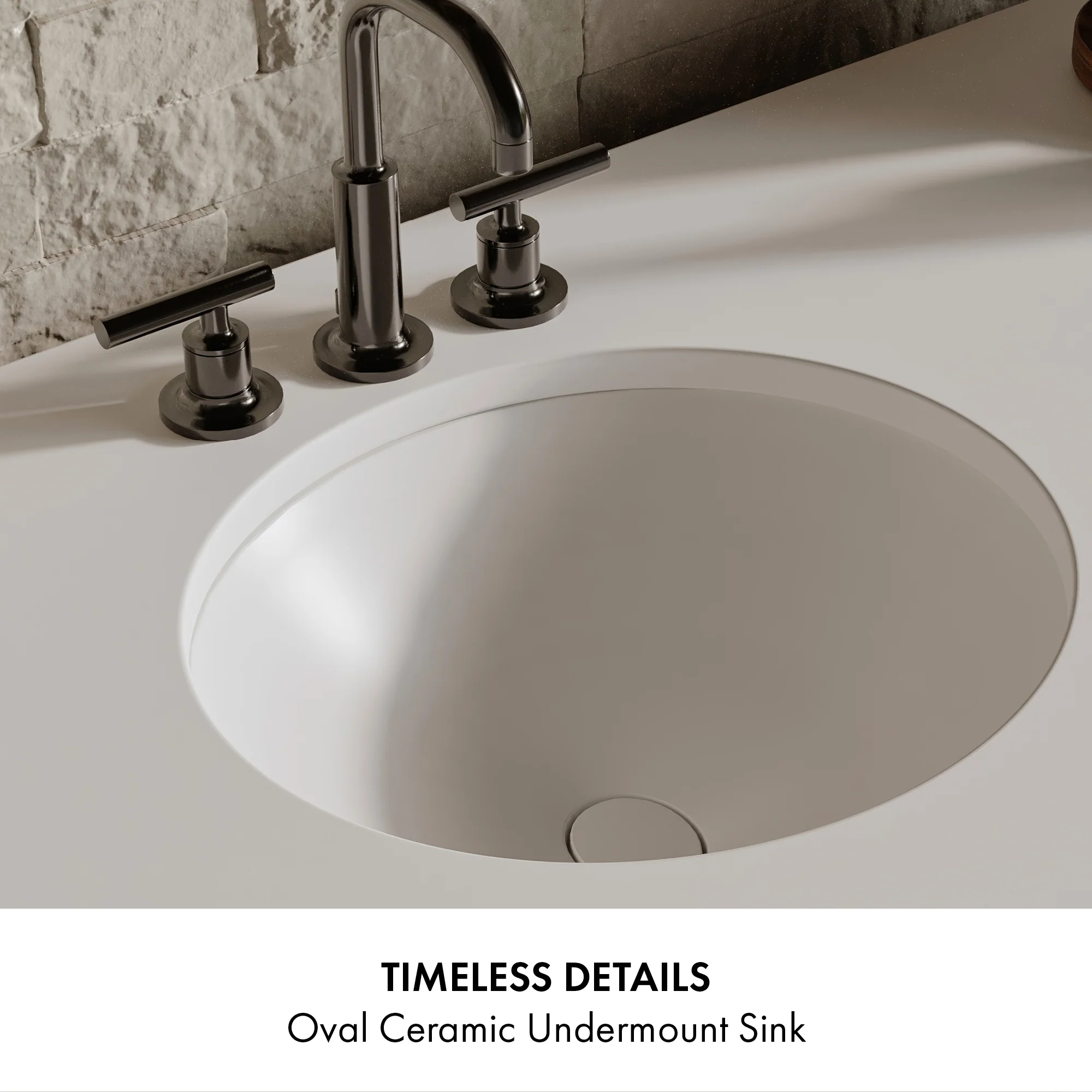 Telluride 42" Single Bathroom Vanity | White Quartz Countertop - Image 9