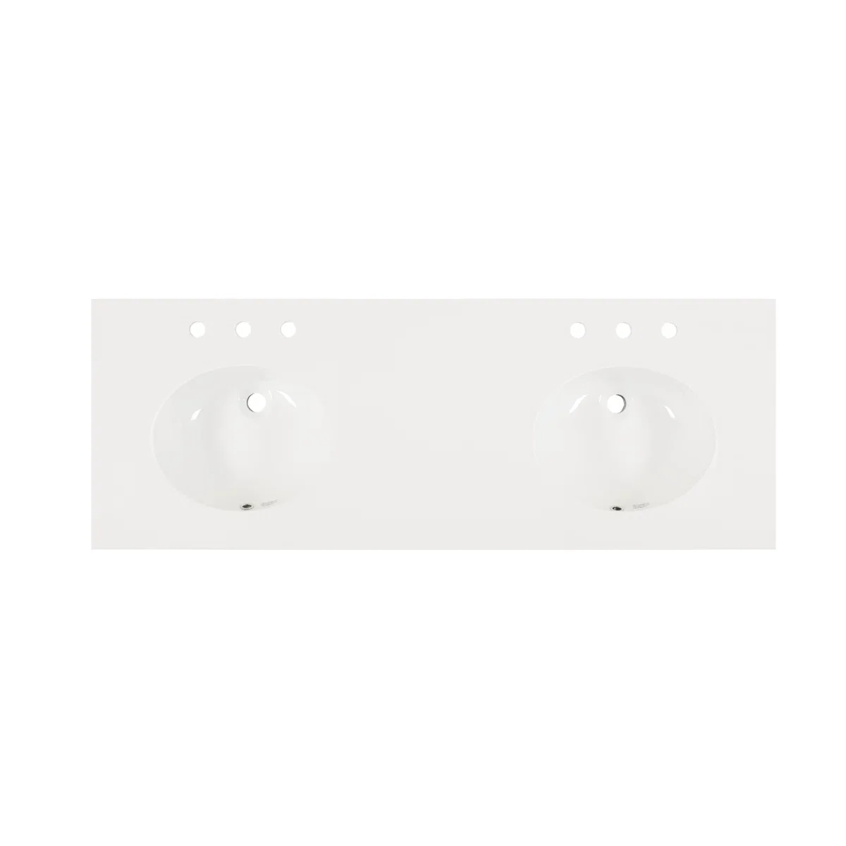 Telluride 60" Wide Double Bathroom Vanity | White Quartz Countertop - Image 18