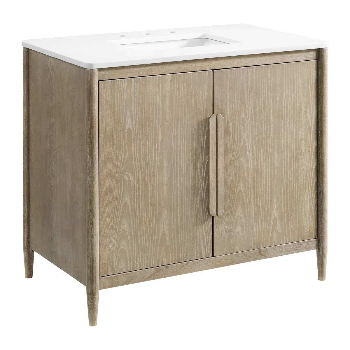 Weymouth 36" Single Bathroom Vanity | Quartz Countertop - Image 3