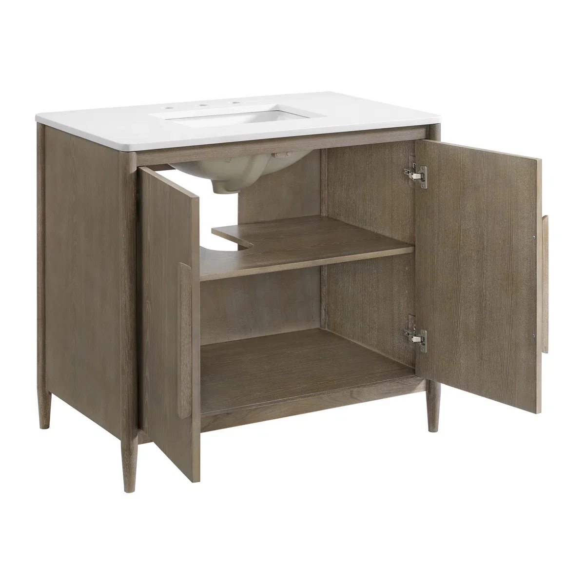 Weymouth 36" Single Bathroom Vanity | Quartz Countertop - Image 4