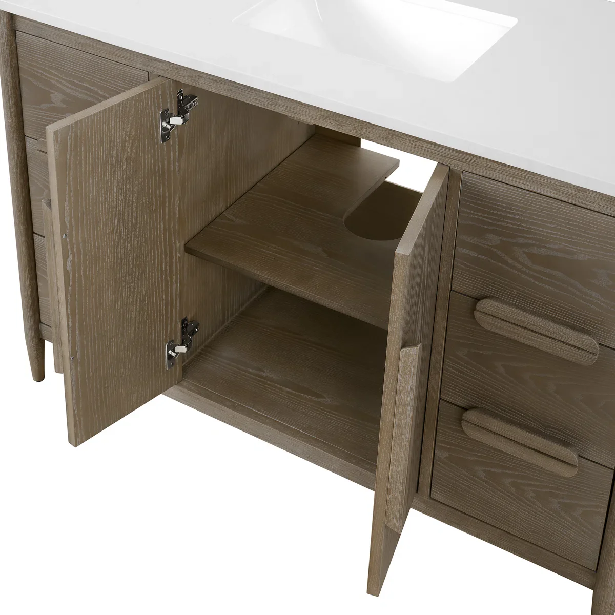 Weymouth 48" Single Bathroom Vanity | Quartz Countertop - Image 5