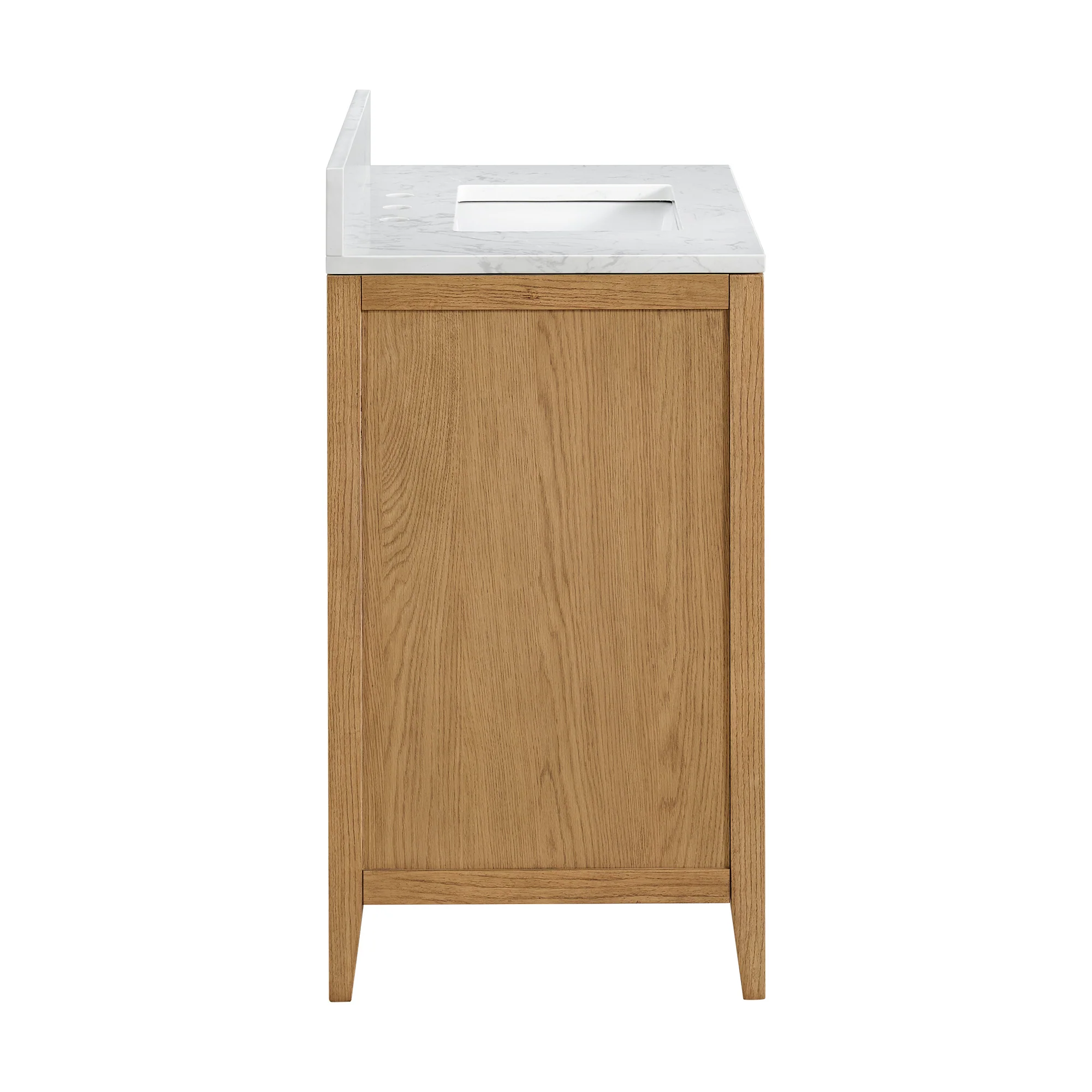 Whitney 24"W x 20"D Rattan RTA Single Bathroom Vanity | Cultured Marble Countertop - Image 11